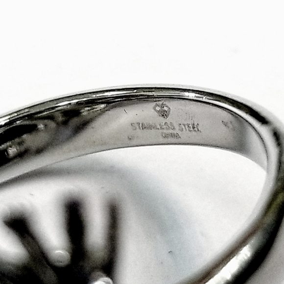 Stainless steel frog ring - Picture 7 of 11